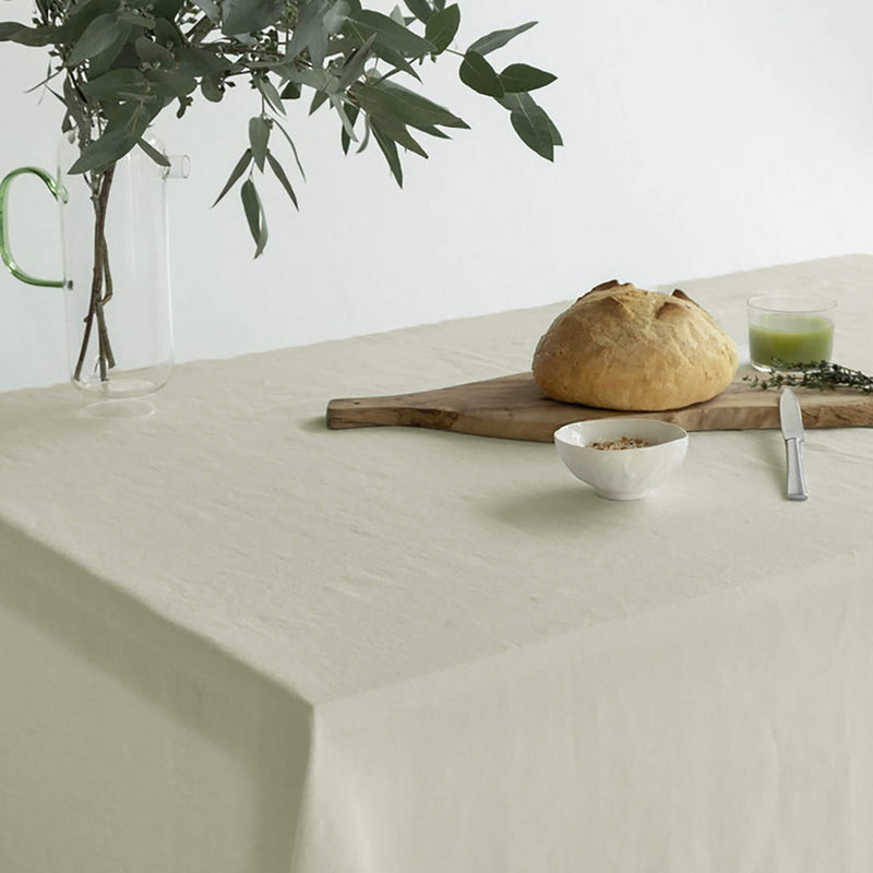Scandinavian Style Solid Color Linen Tablecloth