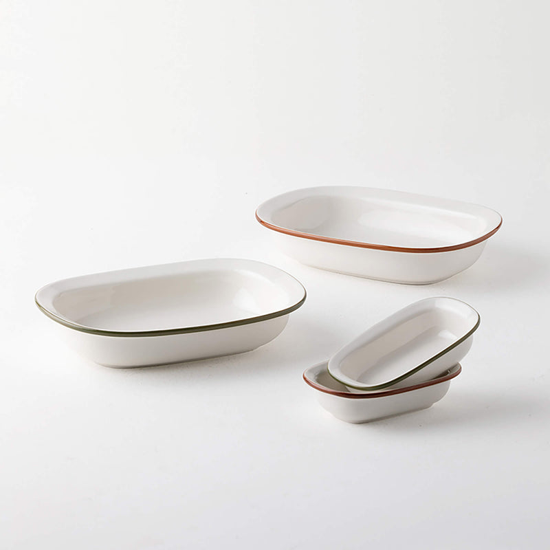 Reinforced Porcelain Rectangular Plate