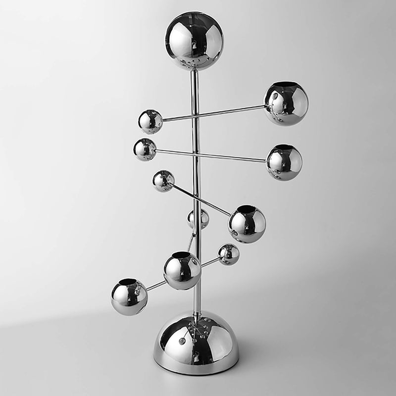 Planetary Stainless Steel Candle Holder