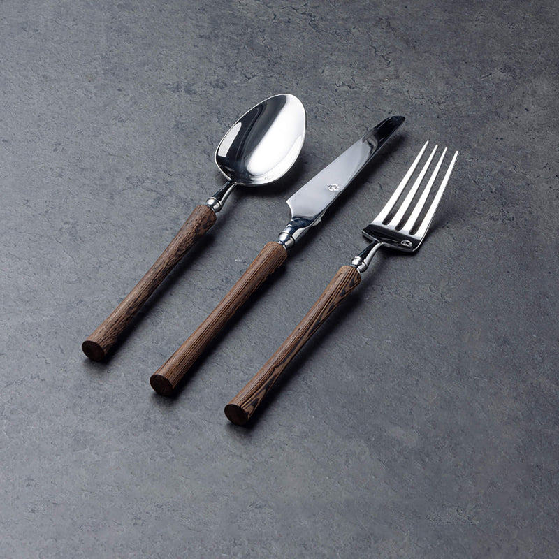304 Stainless Steel Solid Wood Tableware