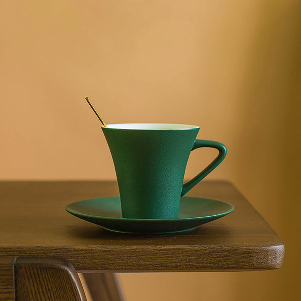 Forest Green Ceramic Coffee Mug