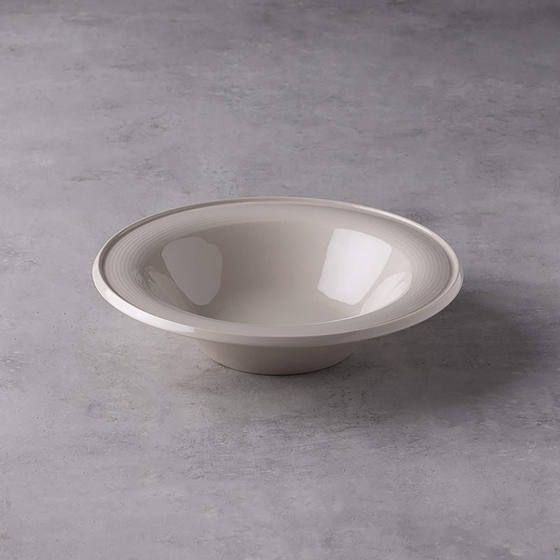 Morandi Threaded Ceramic Deep Plate