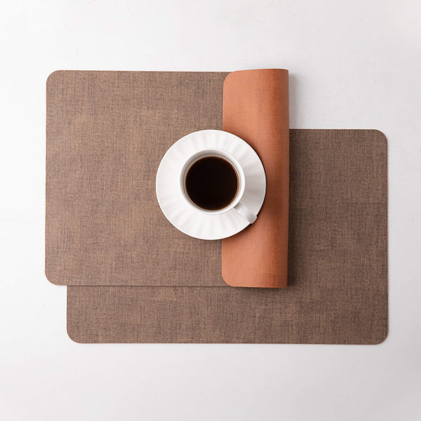 Eco-friendly PVC Two-color Double-sided Placemat