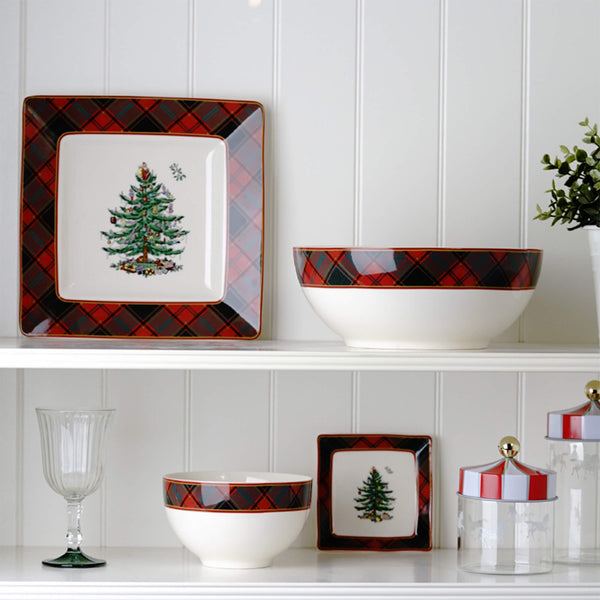 Underglazed Christmas Tree Ceramic Tableware