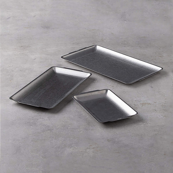 304 Stainless Steel Matte Vintage Long Plate