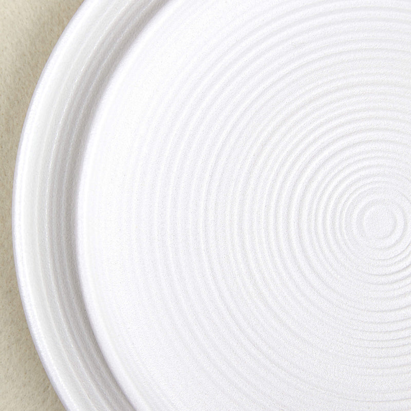 Creative Ceramic Threaded Frosted Textured Tableware