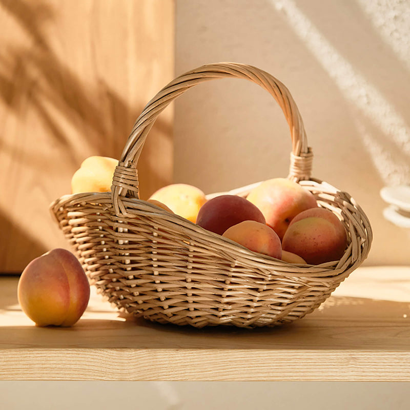 Wicker Rustic Rattan Gift Fruit Hand Basket