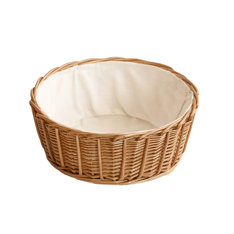 Handmade Willow Woven Small Round Basket