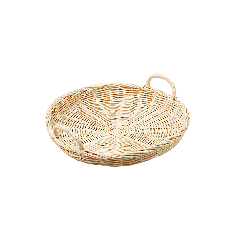 Hand-made Rattan Tray With Two Ears