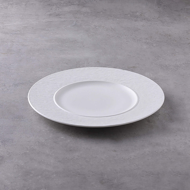 Wide Rim Ceramic Flat Plate
