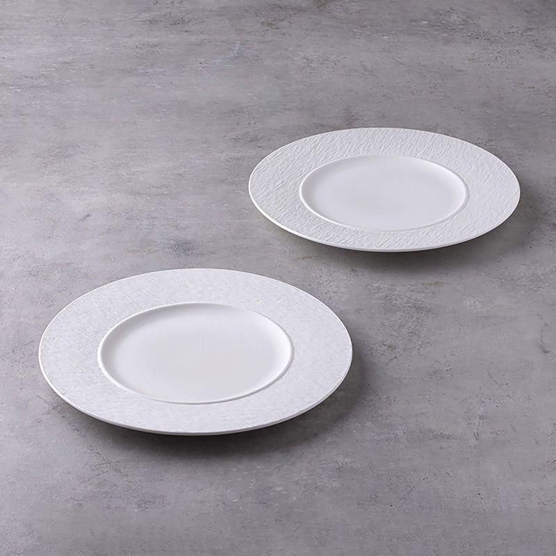 Wide Rim Ceramic Flat Plate