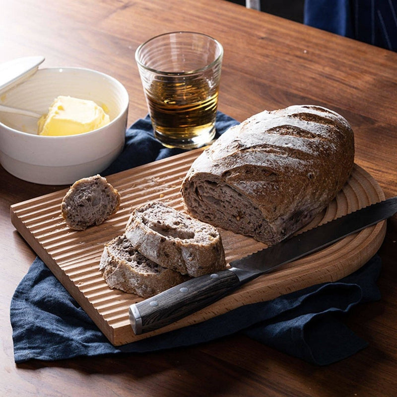Beech Wood Creative Tray Oval Baking Bread Board - Eunaliving