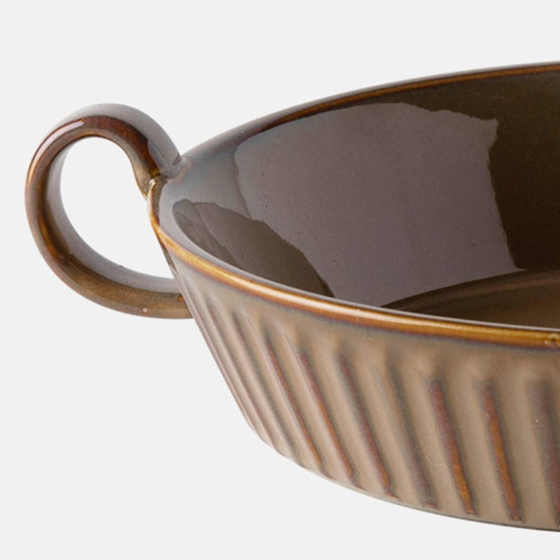 Bright White Vintage Amphora Soup Plate - Eunaliving