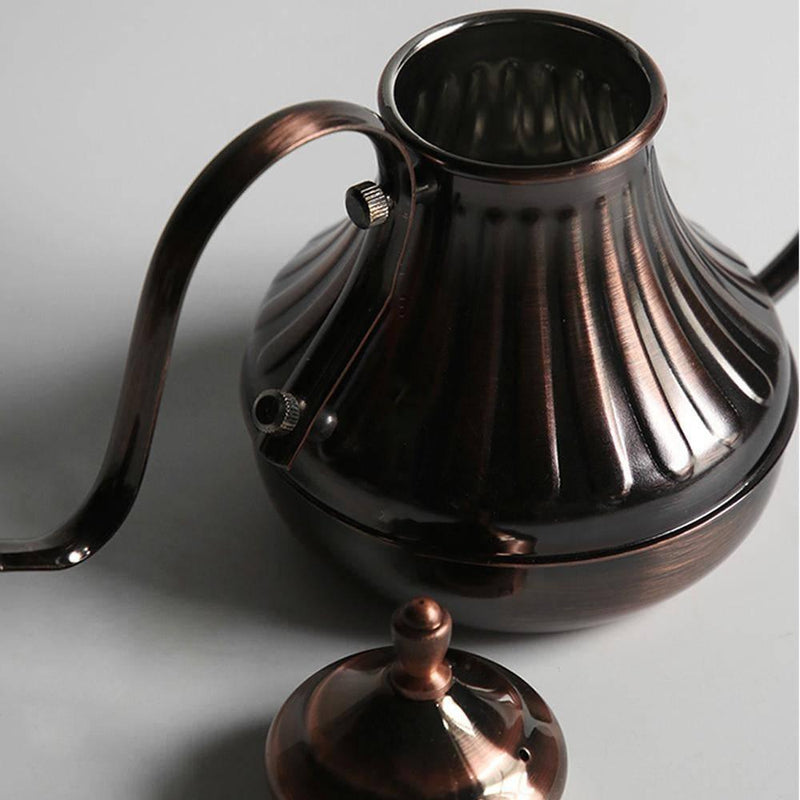 Brushed Old Vintage Coffee Hand Brewed Pot - Eunaliving