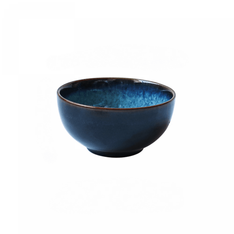 Ceramic Dark Blue Creative Bowl - Eunaliving