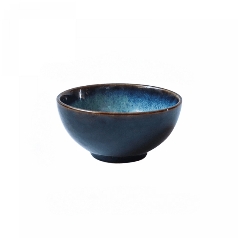 Ceramic Dark Blue Creative Bowl - Eunaliving