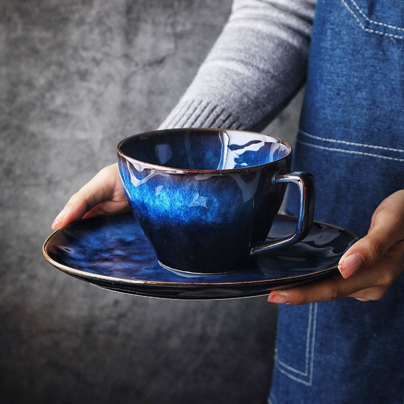 Ceramic Plate Milk Cup Oatmeal Bowl - Eunaliving