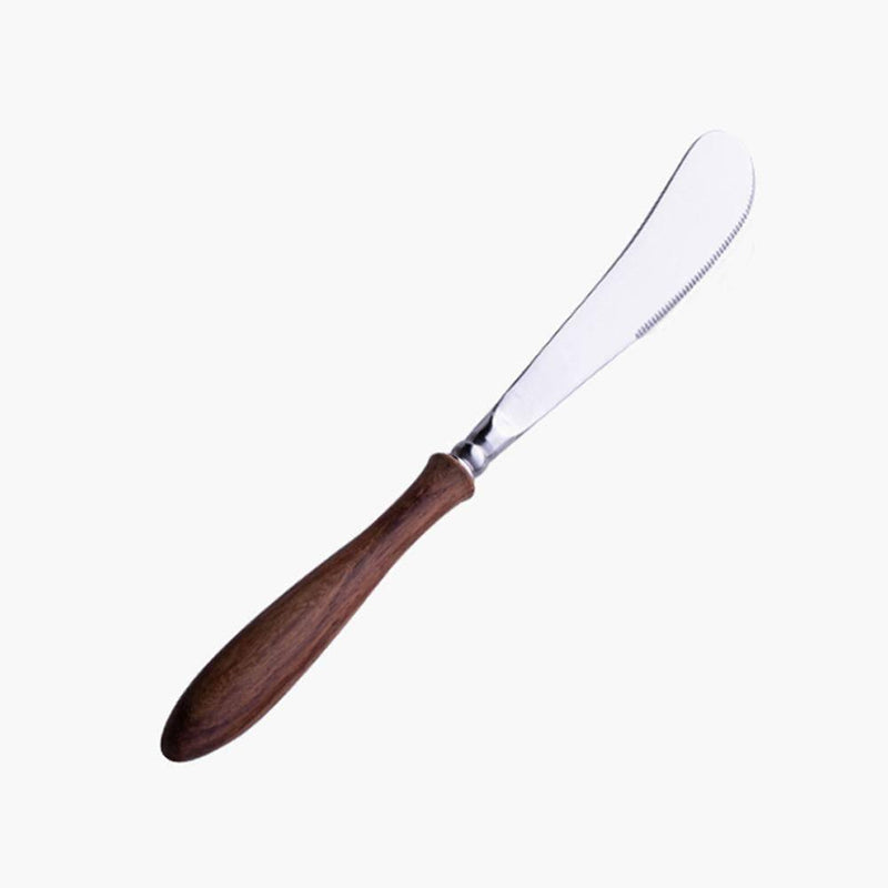 Classic Wooden Handle Stainless Steel Knife And Fork Set - Eunaliving