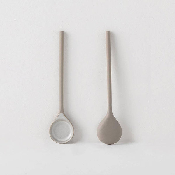 Coarse Pottery Coffee Spoon - Eunaliving