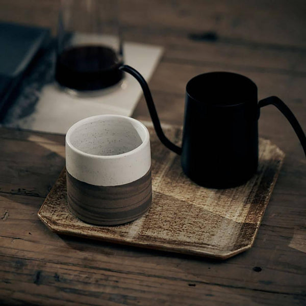 Coarse Pottery Tianmu Tires Vintage Coffee Mug - Eunaliving