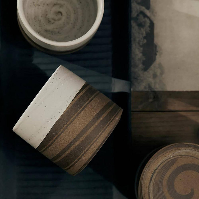 Coarse Pottery Tianmu Tires Vintage Coffee Mug - Eunaliving