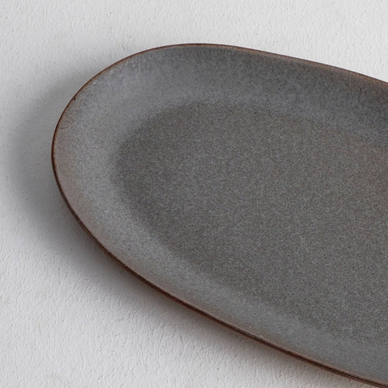 Creative Ceramic Oval Plate - Eunaliving