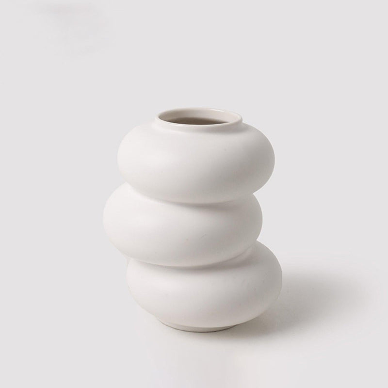 Creative Donut Shaped Vase - Eunaliving