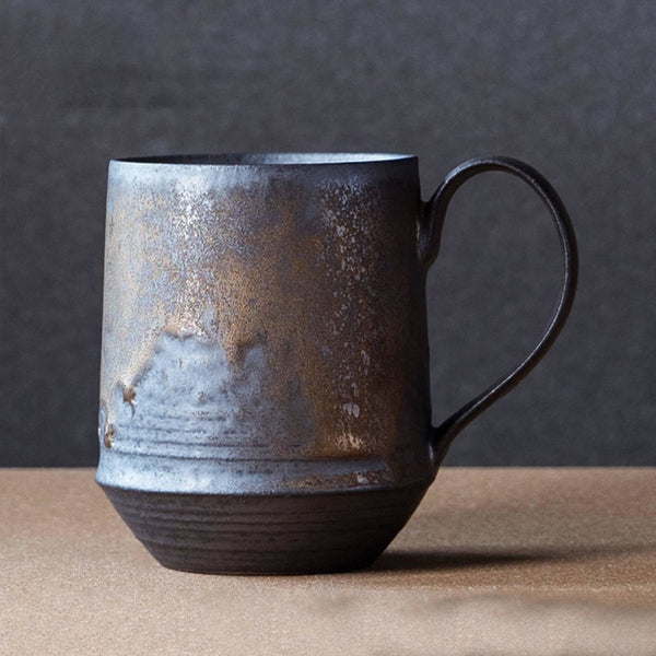 Creative Gilt Mug With Handle Mug Tea Cup - Eunaliving