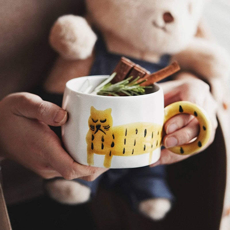Creative Simplicity Cute Hand-painted Mug - Eunaliving