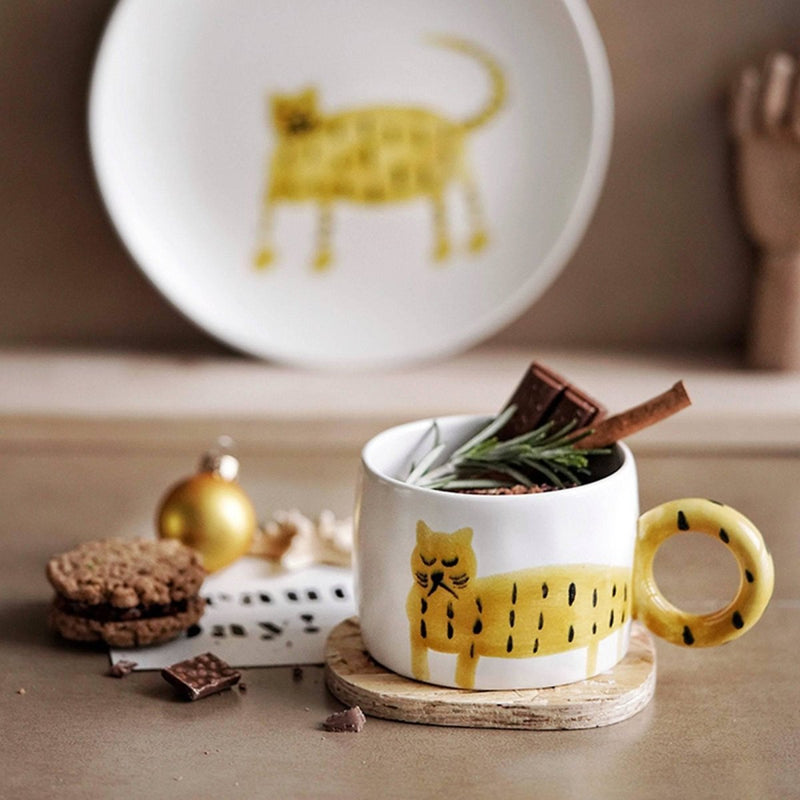 Creative Simplicity Cute Hand-painted Mug - Eunaliving
