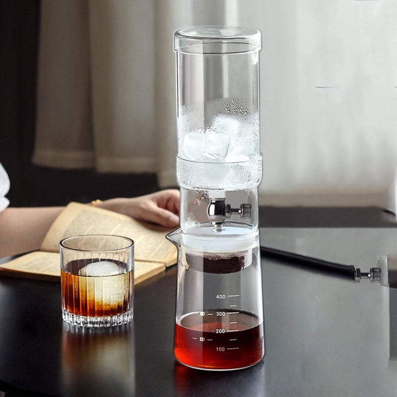 Drip Iced Coffee Glass Pot Hand Brewing Coffee Utensils - Eunaliving