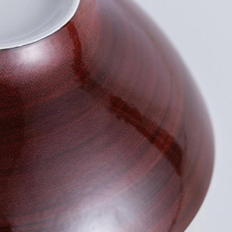 Elegant Dark Red Underglaze Earthenware Bowl - Eunaliving