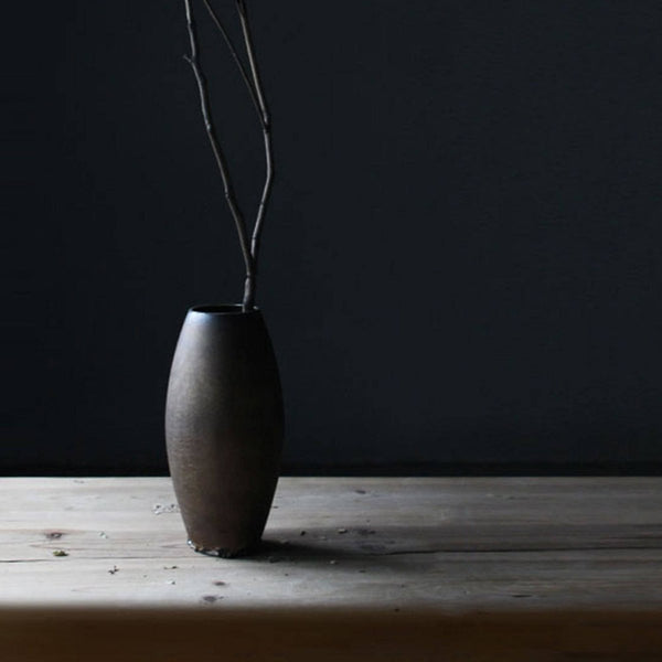EUNA Japanese Zen Gilt Modern minimalist vase - Eunaliving