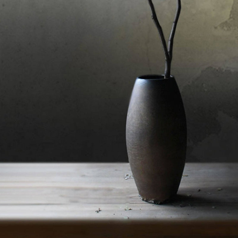 EUNA Japanese Zen Gilt Modern minimalist vase - Eunaliving