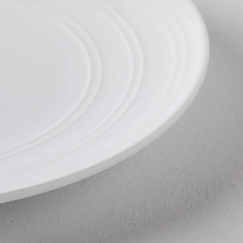 French Double Line Shallow Pasta Plate - Eunaliving