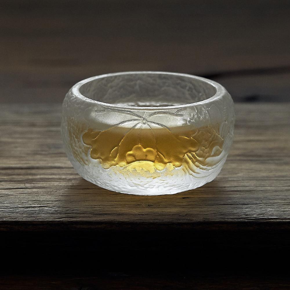 Euna - Handmade Glass Japanese Small Tea Cups – Eunaliving