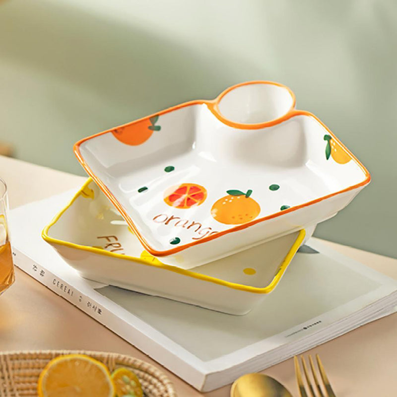 Fruit Pattern Ceramic Tableware - Eunaliving