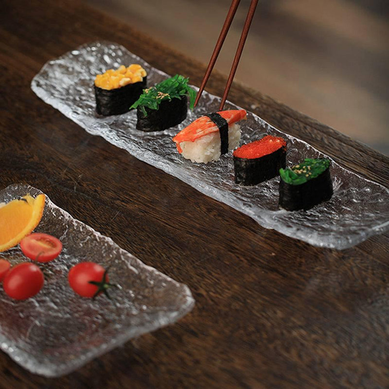 Glass Sushi Plate - Eunaliving