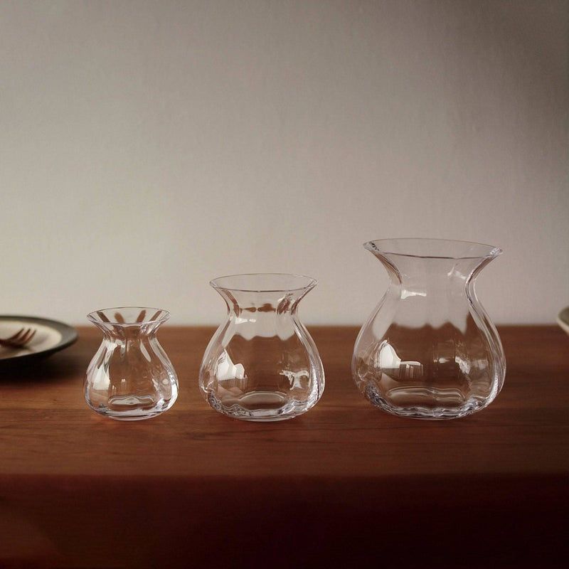 Hand Blown Crystal Glass Vase Greta Vase - Eunaliving