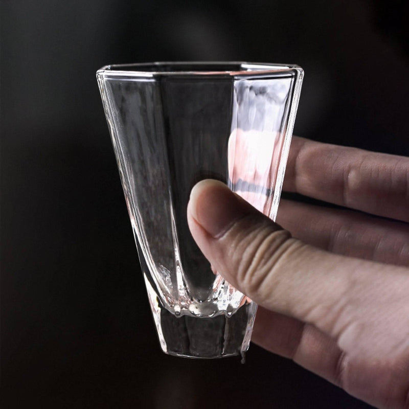 Hand-blown Heat-resistant Transparent Glass Tea Cup - Eunaliving