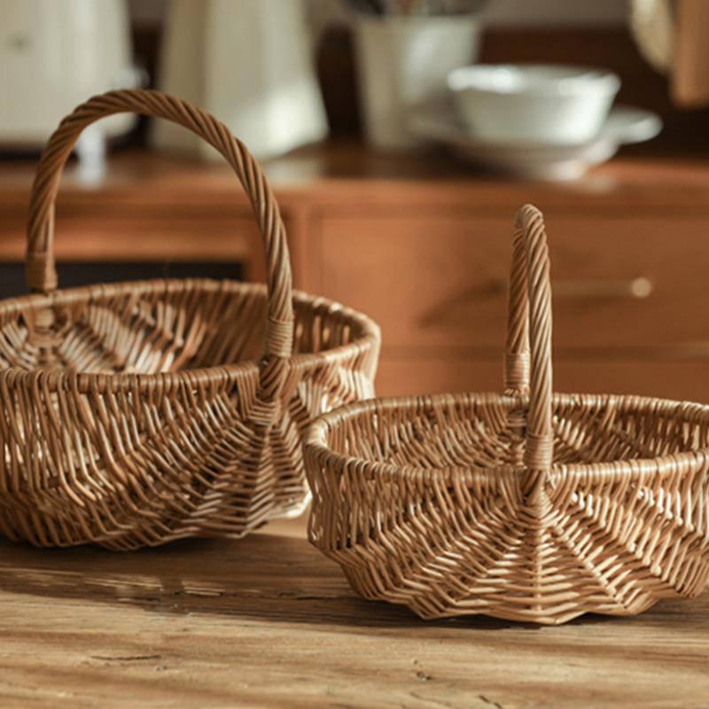 Hand-woven willow basket - Eunaliving