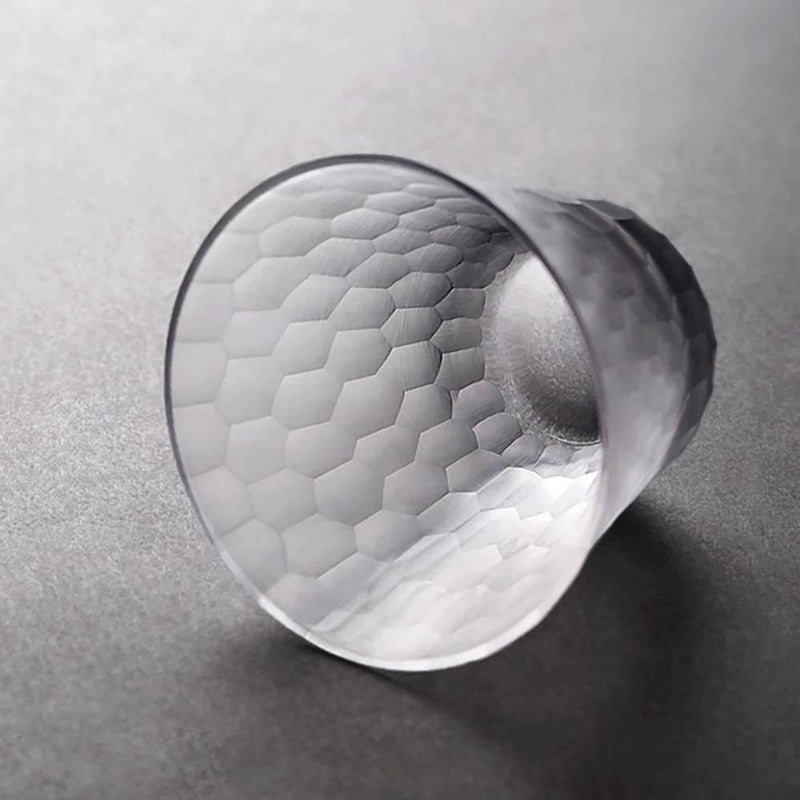 Handcrafted Japanese Frosted Glass Coaster - Eunaliving