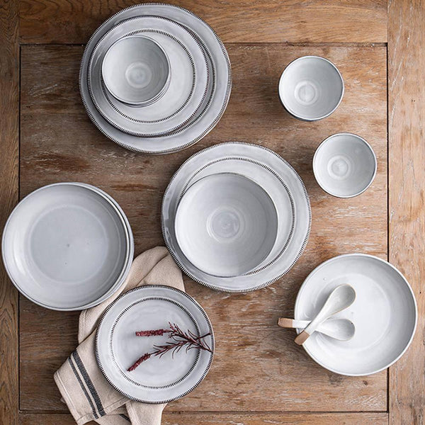 Handcrafted Vintage Bowl And Plate Set - Eunaliving