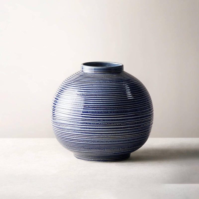 Handmade Art Pottery Jar Home Vase - Eunaliving