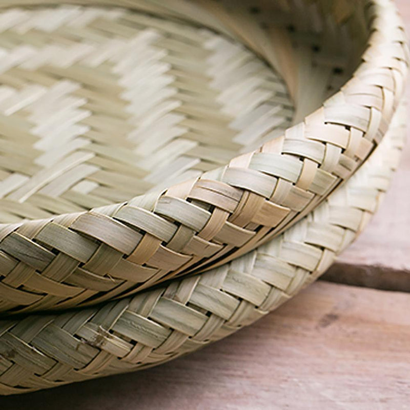 Handmade Bamboo Woven Tray - Eunaliving