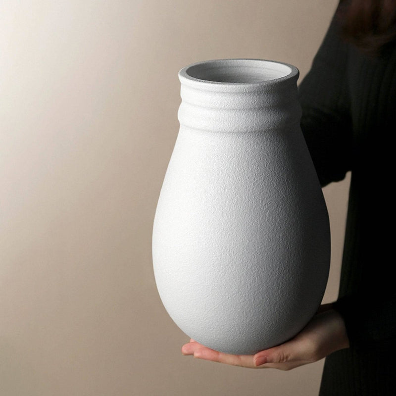 Handmade Ceramic Soft Decorative Vase - Eunaliving