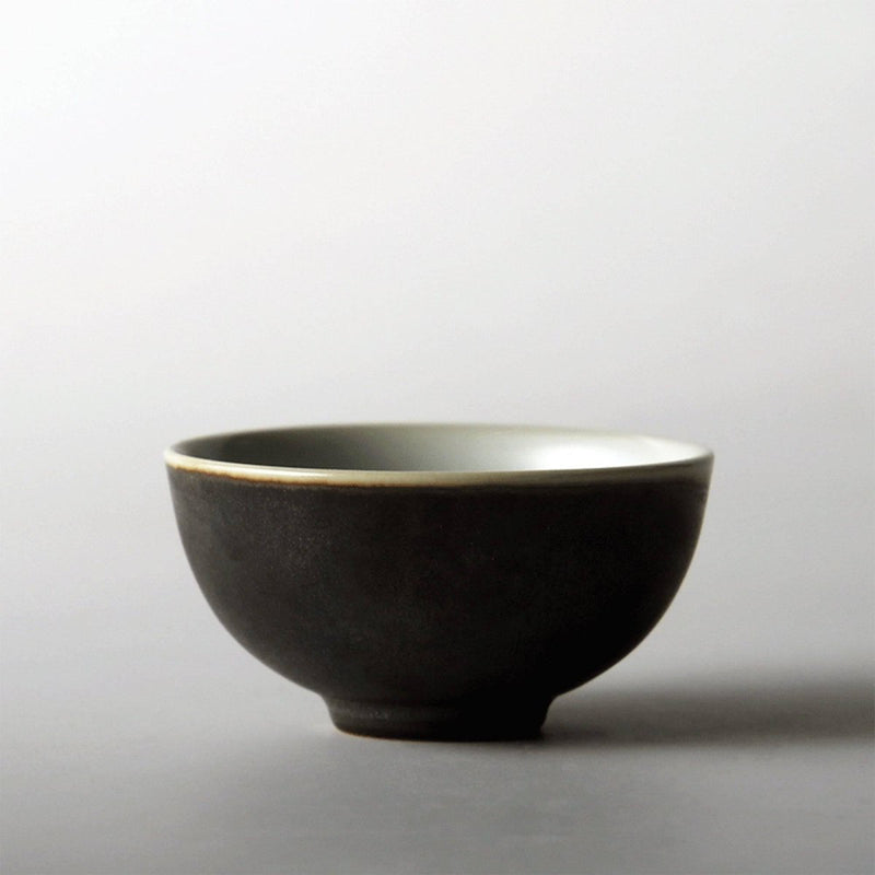 Handmade Gilt Zen Ceramic Small Jade Cup - Eunaliving