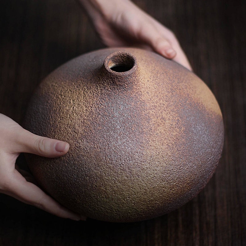 Handmade Imitation Ceramic Zen Vase - Eunaliving