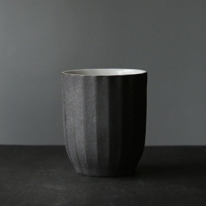 Handmade Multi-faceted Ceramic Couple Mug - Eunaliving