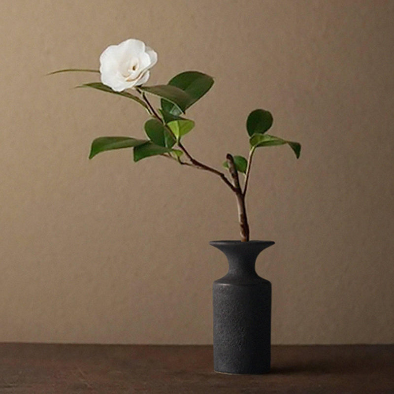 Handmade Rough Pottery Zen Flower Ornament - Eunaliving